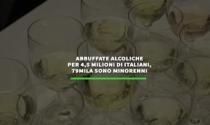 Abbuffate alcoliche per 4,5 milioni di italiani, 79mila sono minorenni