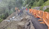 Varsi, iniziati i lavori alla frana di Gerra