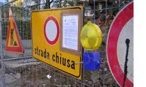 Chiusura stradale a case boscaini