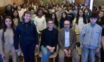 Gli studenti delle medie intervistano il sindaco Guerra e il direttore della Gazzetta Rinaldi sulla citt&agrave; del futuro e sull'informazione