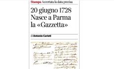 Il Corriere racconta lo "scoop" della data di nascita della Gazzetta
