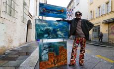 Effetto Banksy: spunta una scultura di Lufer in via Farini