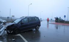 Ragazzola, incidente sulla   nuova rotatoria sulla  provinciale Parma–Cremona