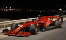 La Ferrari si scalda, Sainz e Leclerc in pista a Fiorano