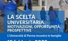 "La scelta universitaria": l'Universit&agrave; di Parma incontra le famiglie