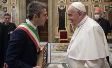 Pizzarotti all'udienza con Papa Francesco 