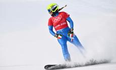 Pechino, delusione Moioli nello snowboard: dopo lo show, cade nella semifinale. Out Brignone

