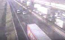 Van tampona un tir sull'A1 verso Milano: code e rallentamenti (anche sulla via Emilia a Fidenza)