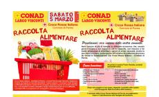 Raccolta alimentare a favore dell'Ucraina al Conad Largo Visconti