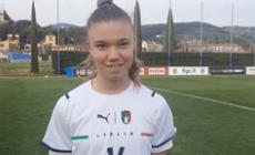 Marta Sicuri, la prima crociata in Nazionale (under 16): titolare in Italia-Francia  - Video