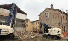 La demolizione delle ex Luigine in borgo Valorio - Foto: com'era, com'è 