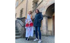 La guerriera cosplayer alla conquista  della Rocca