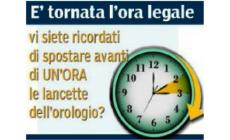 Vi siete ricordati di spostare avanti di un'ora le lancette dell'orologio?
