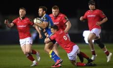 Zebre in vantaggio per quasi tutta la partita. Poi la beffa all'80' (25-23)