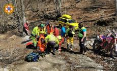 Borgotaro, moto contro un albero  vicino a Belforte:  grave motociclista