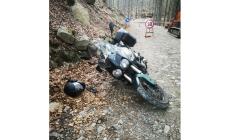  Motociclista cade su una strada sterrata: intervento del Soccorso Alpino
