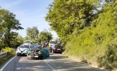 Scontro tra due auto alla Fratta: provinciale chiusa per alcune ore