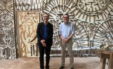 Il Nobel Orhan Pamuk nelle stanze delle meraviglie del museo Guatelli - Foto