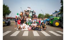 Col trattore a "comandare"... l'ultimo giorno di  scuola al Bocchialini - Le foto