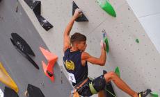 Il parmigiano Sergio Bortolameotti campione d'Italia under 18 di arrampicata