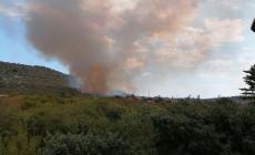 Ancora fiamme sul Carso:  fumo e vento, chiuse ferrovia e A4. A Duino, il Comune: "Restate in casa"