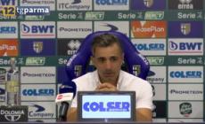 Dopo Parma-Bari. Pecchia: "Con questo atteggiamento la squadra può solo crescere"  - Video