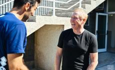 Allenamento crociato con sorpresa (e abbracci): arriva Nestor Sensini