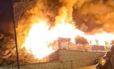 Incendio distrugge un ristorante, otto ustionati