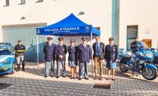 Il sindaco in visita alla polizia stradale