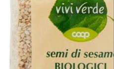 Richiamato un lotto di semi sesamo "Vivi verde Coop" per salmonella