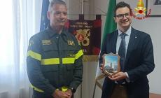 Il sindaco in visita alla caserma dei vigili del fuoco - Video