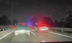 Incidente in tangenziale sud: tre auto coinvolte, un ferito