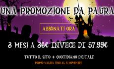 Promo Halloween: abbonamento digitale alla Gazzetta per 3 mesi a soli 36 euro