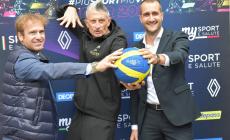 Al Villaggio dello Sport con la leggenda dello sport, il pallavolista Andrea Lucchetta&nbsp;