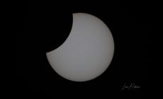 Eclissi di sole, la foto spettacolare che arriva da Vicofertile
