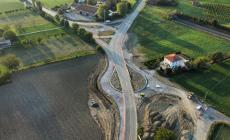 Fontevivo: apre al transito la nuova rotatoria sulla provinciale di Busseto