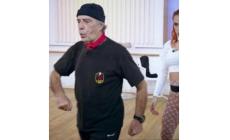 E oltre alla maglietta "incriminata"  Montesano ha fatto il saluto romano alle prove 