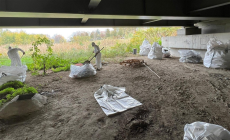 Lotta al degrado: ripuliti i sottoponti nel torrente Parma ed in altre zone critiche della città. Persone bisognose sotto il ponte Europa - Foto 