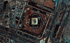 Mondiali: stadio della partita inaugurale visto dallo spazio
