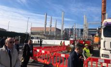 Nuovo polo biotech Chiesi con il viceministro per le Imprese Valentini: sopralluogo al cantiere-  Foto e  video