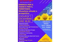 “Energia per il paese e per il territorio”