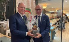 I piatti parmigiani conquistano  il principe Alberto: cena a Montecarlo  cucinata dallo chef Francesco Ziveri dell&rsquo;Osteria dei 36