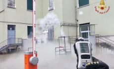 Perdita di azoto liquido all'Università di Pavia: vigili del fuoco alla facoltà di Chimica 