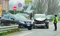 San Secondo, violento scontro nei pressi di un  distributore: due persone ferite