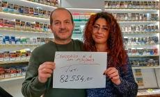 Vinti 82mila euro a San Michele  grazie a un &laquo;5&raquo; al Superenalotto