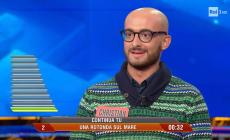 L'Eredità, Marchi torna a Sorbolo a testa alta. Ma a mani vuote