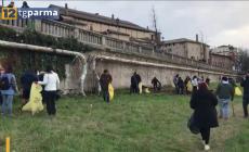 I Monnezzari ripuliscono il greto del torrente Parma  - Video