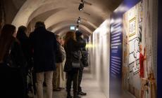 Palazzo Tarasconi, tanta gente al vernissage della mostra di  Lichtenstein