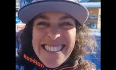 Federica Brignone, ai mondiali la campionessa saluta Parma e... il parmigiano - Video