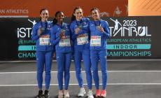 Europei Indoor: medaglia d'argento per la staffetta 4X400 femminile (con la fidentina Folorunso)